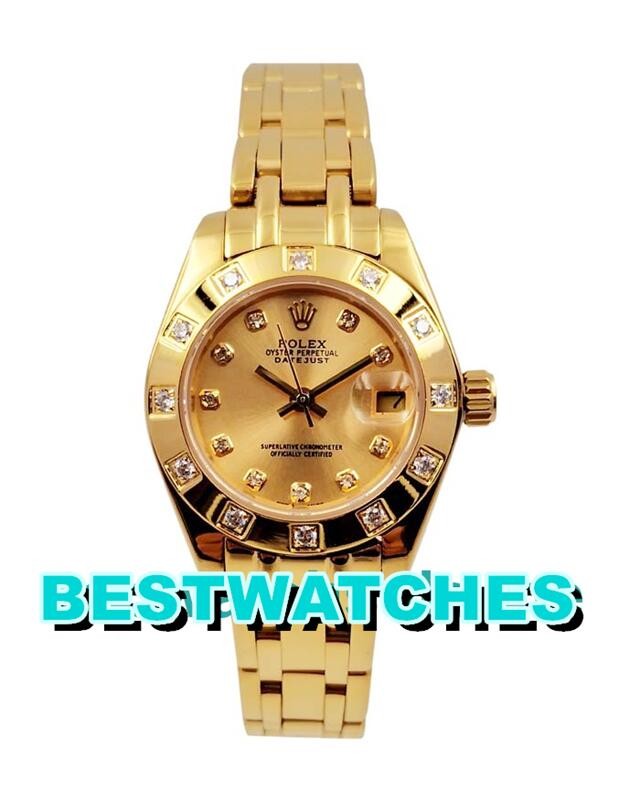 Rolex Replica Uhren Pearlmaster 81318 - 28 MM
