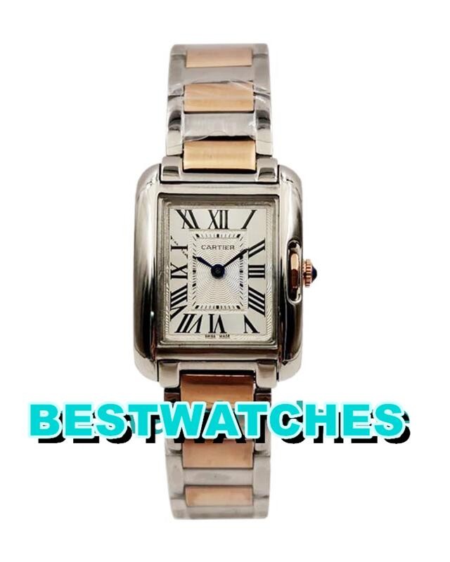 Cartier Replica Uhren Tank Anglaise W5310036 - 23 MM