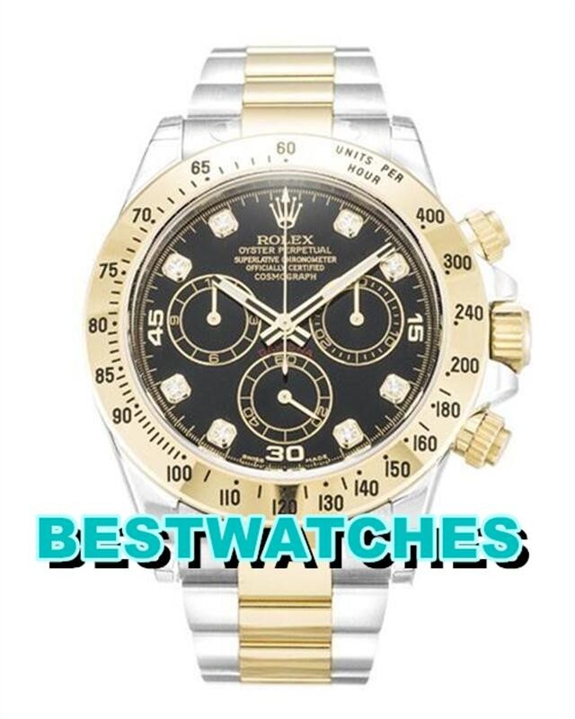 Rolex Replica Uhren Daytona Black Dial 116523-40 MM