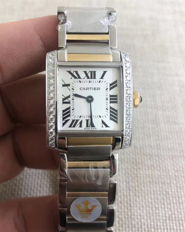 Cartier Replica Uhren Tank Francaise W2TA0003 - 25 MM