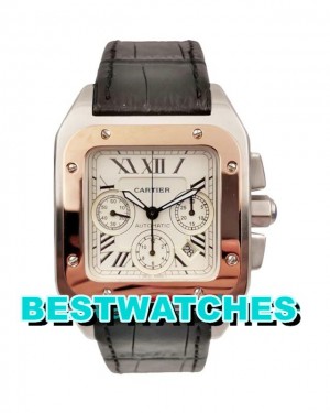 Cartier Replica Uhren Santos 100 W20091X7 - 41 MM