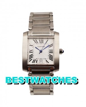 Cartier Replica Uhren Tank Francaise W51002Q3 - 28 MM