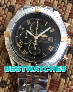 Breitling Replica Uhren Chronomat Evolution B13356 Black - 43.7 MM