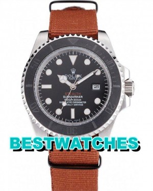 Rolex Submariner STEALTH MK III Brown Fabric Band rl425 621387