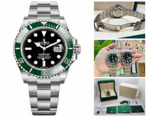 Submаrіnеr Date 126610LV Replica Uhren 41mm Оуѕtersteel – Grüne Lünette