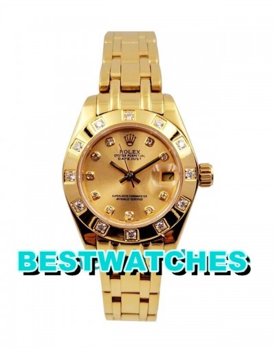 Rolex Replica Uhren Pearlmaster 81318 - 28 MM