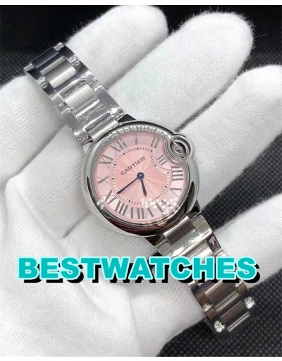 CARTIER BALLON BLEU PINK WSBB0002 - 33MM