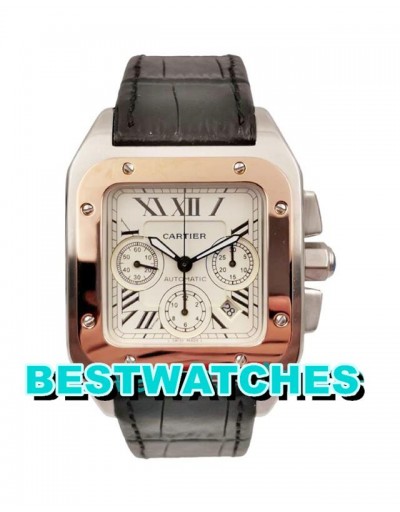 Cartier Replica Uhren Santos 100 W20091X7 - 41 MM