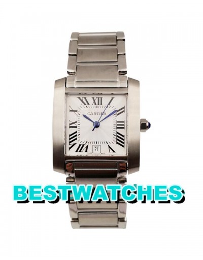 Cartier Replica Uhren Tank Francaise W51002Q3 - 28 MM