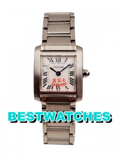 Cartier Replica Uhren Tank Francaise W51008Q3 - 20x26 MM