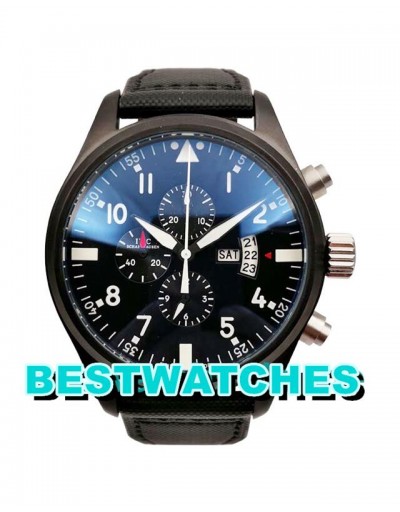 IWC Replica Uhren Pilots Spitfire Double Chronograph IW378901 - 45 MM