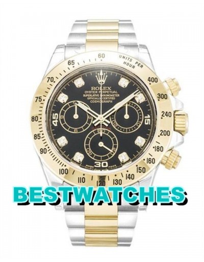 Rolex Replica Uhren Daytona Black Dial 116523-40 MM