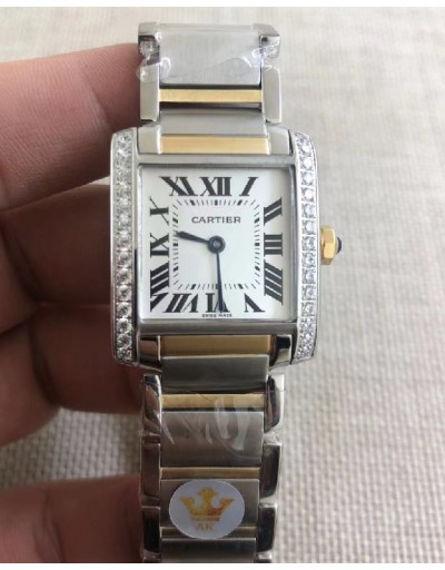 Cartier Replica Uhren Tank Francaise W2TA0003 - 25 MM