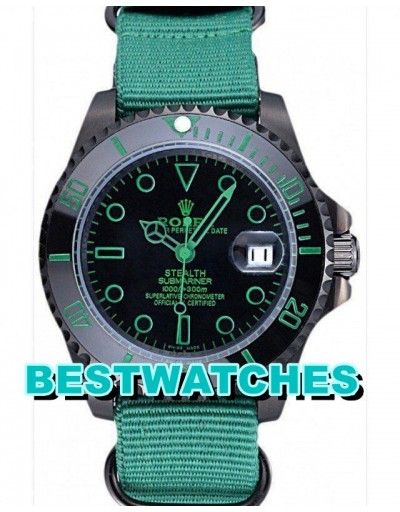 Rolex Stealth Submariner Green Nylon Strap 622009