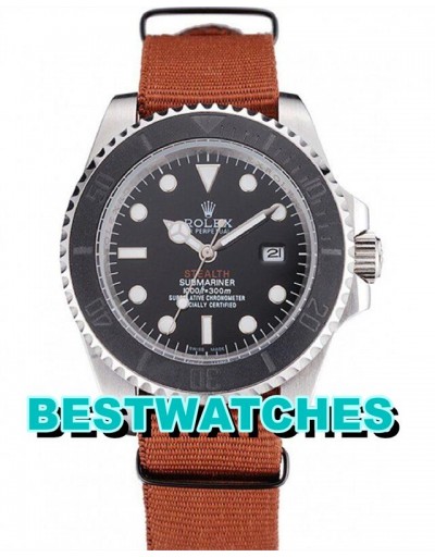 Rolex Submariner STEALTH MK III Brown Fabric Band rl425 621387